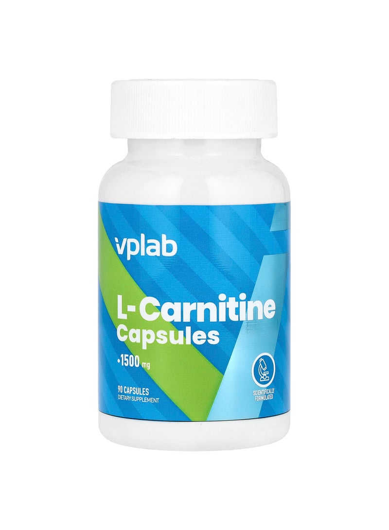 L-Carnitine, 90 Capsules (500 mg per Capsule)